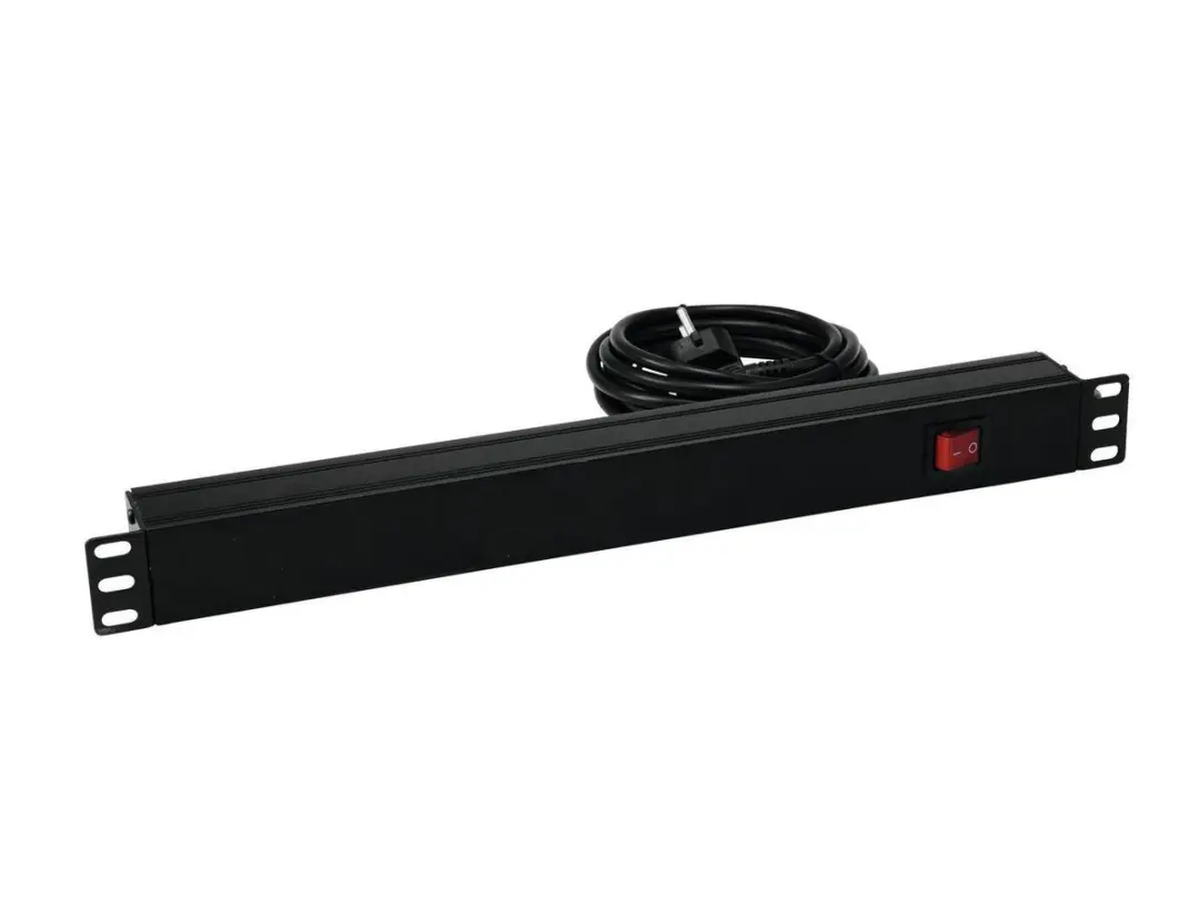Eurolite R19-8 30240215 Stroomverdeler 8-voudig 1 HE - afbeelding 4 van 5