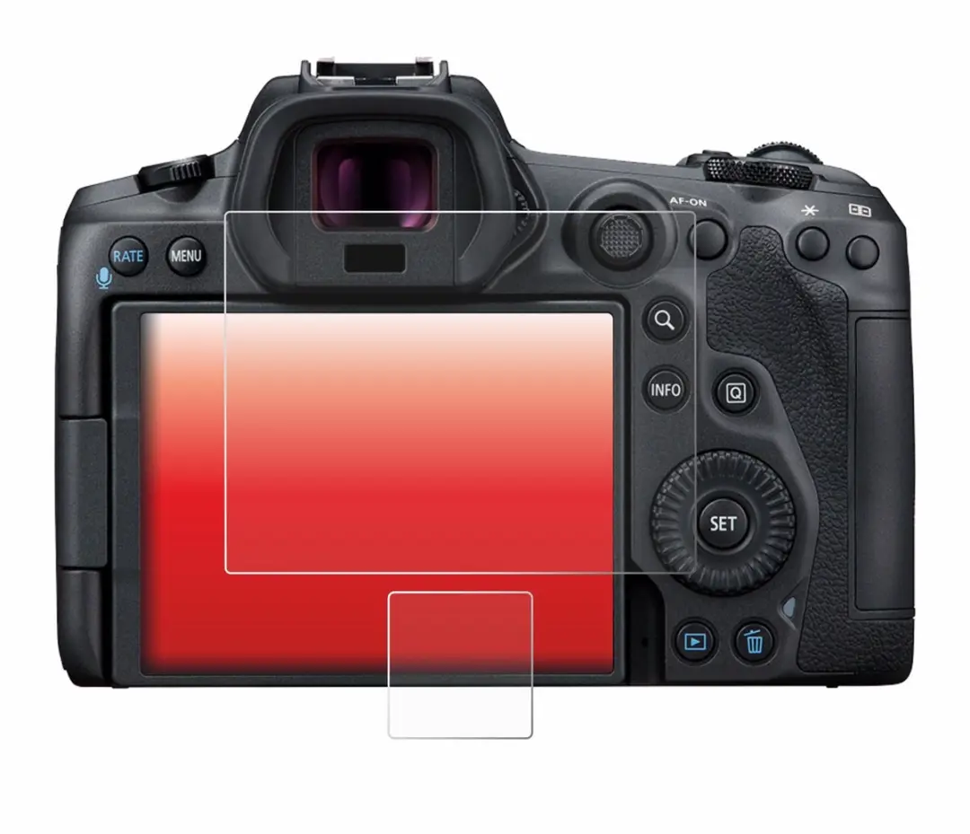 upscreen Scratch Shield Screenprotector Canon EOS R5 - afbeelding 5 van 6