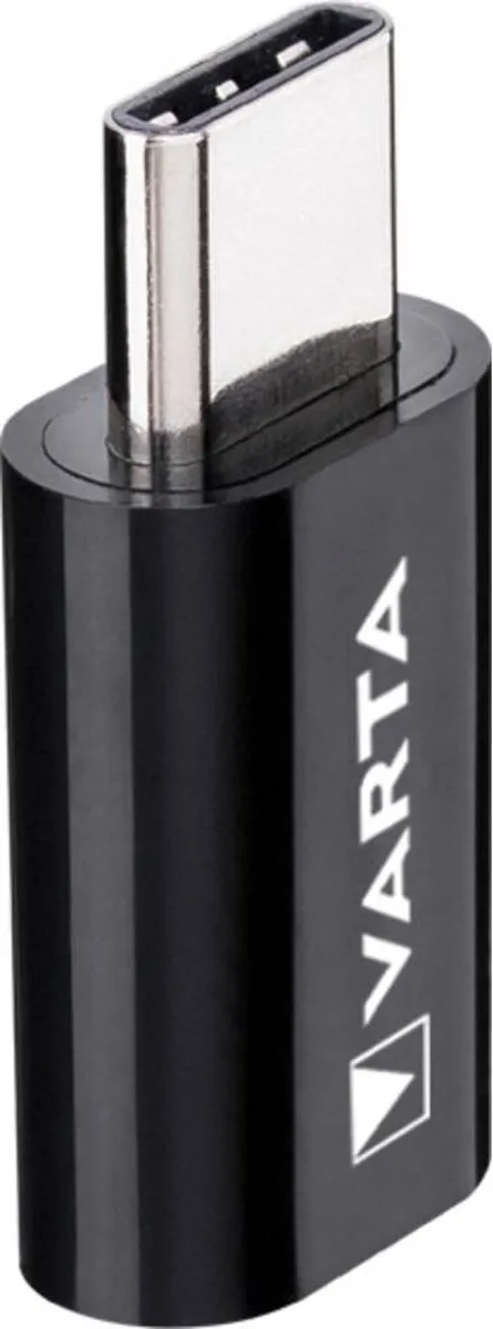 Varta USB 2.0 Adapter [1x USB-C stekker - 1x Micro-USB-bus] Charge & Sync Adap.