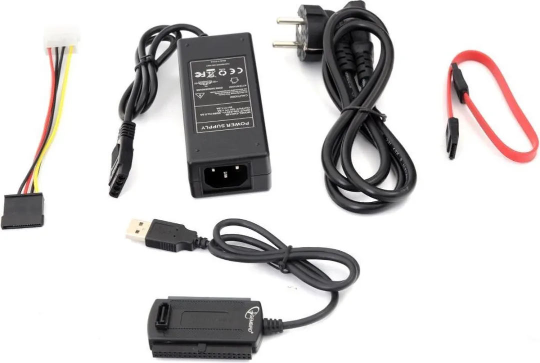 Gembird AUSI01 Adapterkabel IDE+SATA naar USB - Zwart