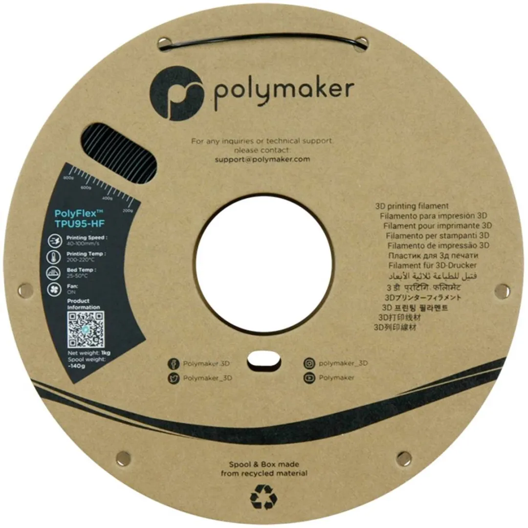 Polymaker PD03001 TPU95-HF Filament 1.75mm - 1000g - UV-bestendig