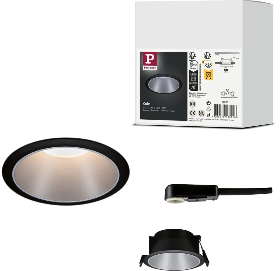 Paulmann Cole Inbouwlamp GU10 10W