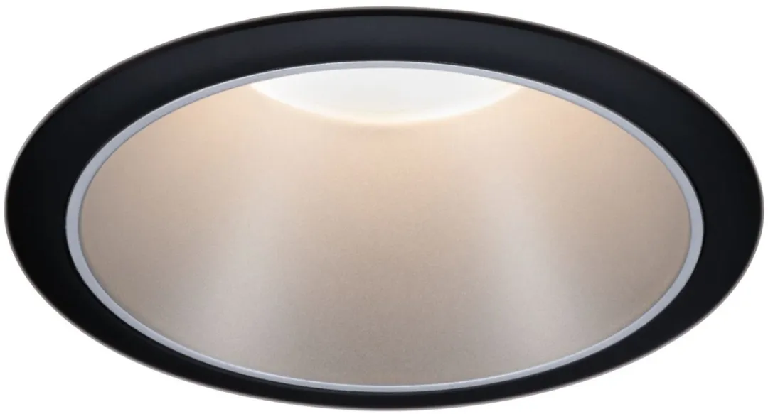 Paulmann Cole Inbouwlamp GU10 10W - 88mm - Zwart/Zilver