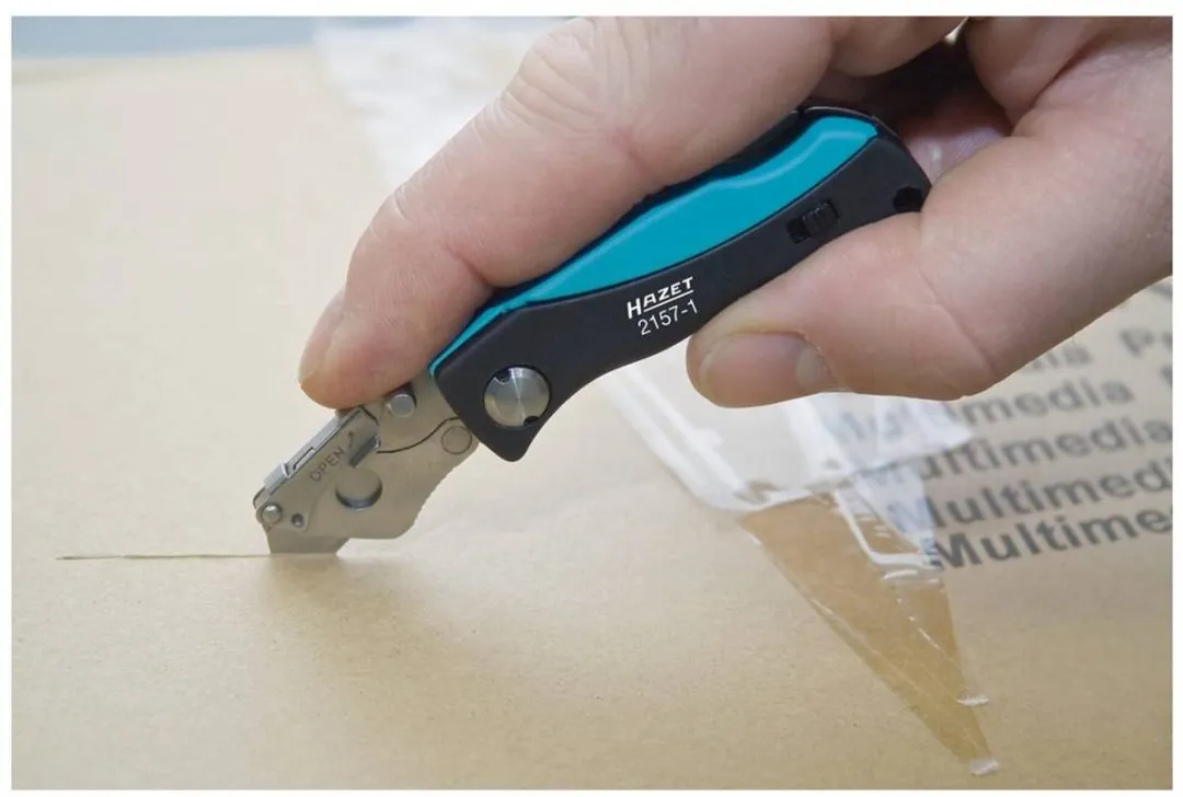 Hazet 2157-2 Mini-zakmes - 5 reservemesjes - Metaal
