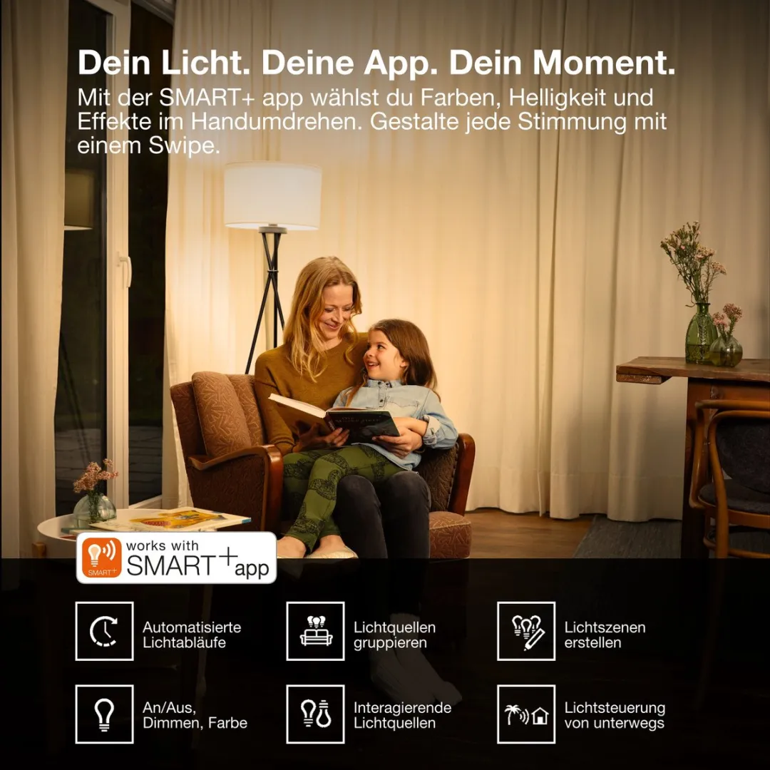 Osram SMART+ LED-lamp B40 E14 Mat - 4W Warm wit - 2700K