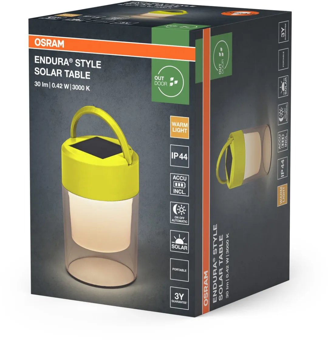 Osram Endura Style Solar Table IP44 - Geel - 100cm