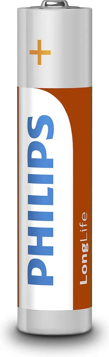Philips AAA Longlife Batterijen - 4 Stuks