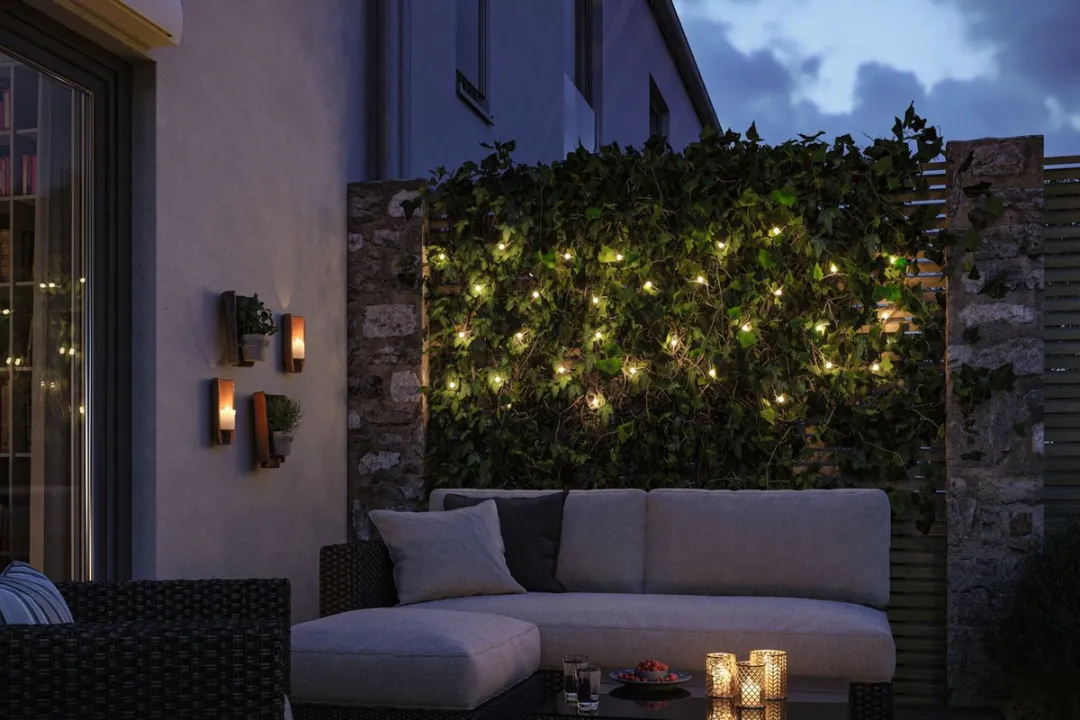 Paulmann Soala Solar LED-lichtketting 30x3lm - 3000K - Zwart - afbeelding 6 van 6