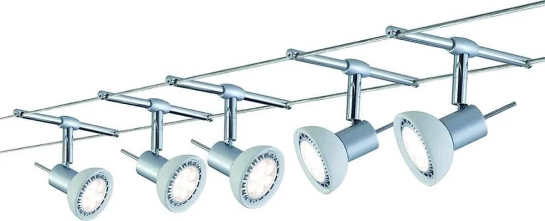 Paulmann Sheela max Kabelsysteem 5x10W GU5.3