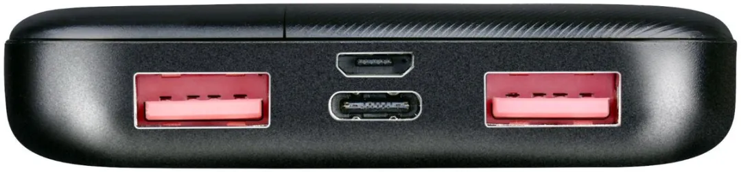 Grundig Powerbank 10000mAh - 2x USB - Zwart