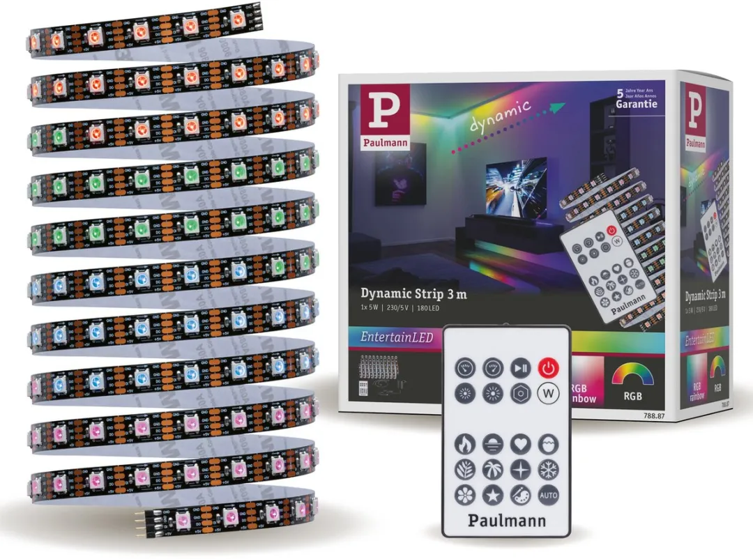 Paulmann EntertainLED LED Strip Dynamic RGB 3m