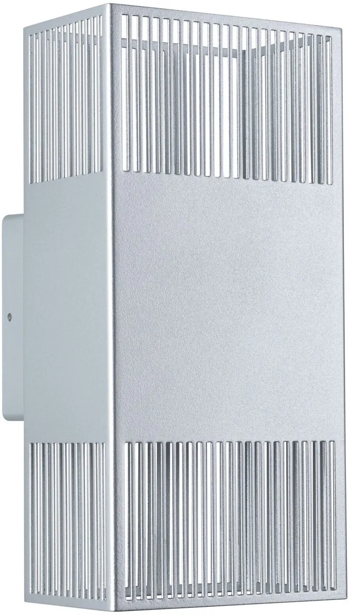 Paulmann LED Wandlamp Tharin IP44 2x3,7W - 3000K - Zilver