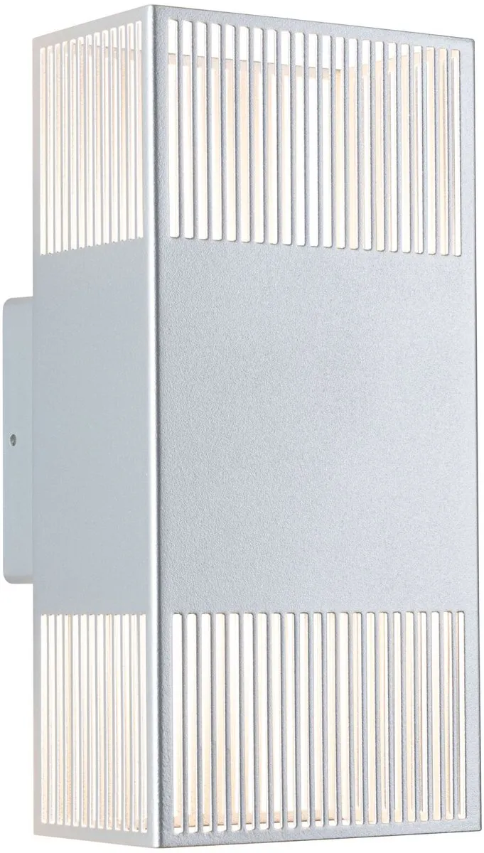 Paulmann LED Wandlamp Tharin IP44 2x3,7W - 3000K - Zilver