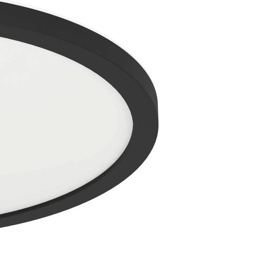 EGLO connect.z Rovito-Z Smart Plafondlamp Ø29,5cm - Zwart/Wit - RGB & Wit - Zigbee