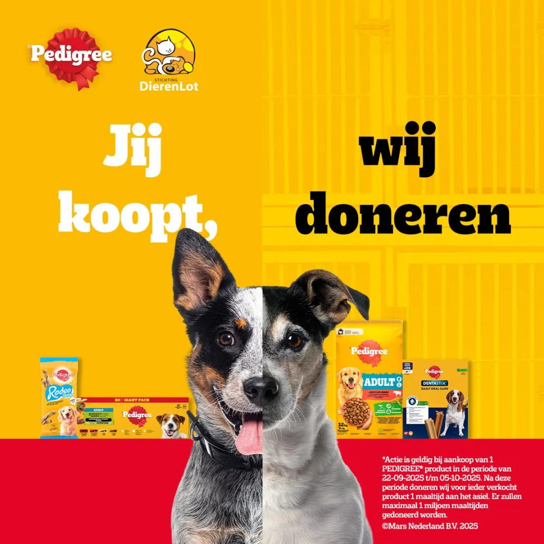 Pedigree Adult Natvoer Hond - 80x100g Rund/Kalkoen/Kip