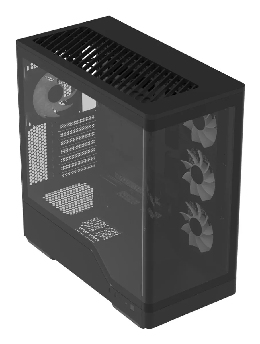 Aerocool P500A-BK Midi Tower - Zwart
