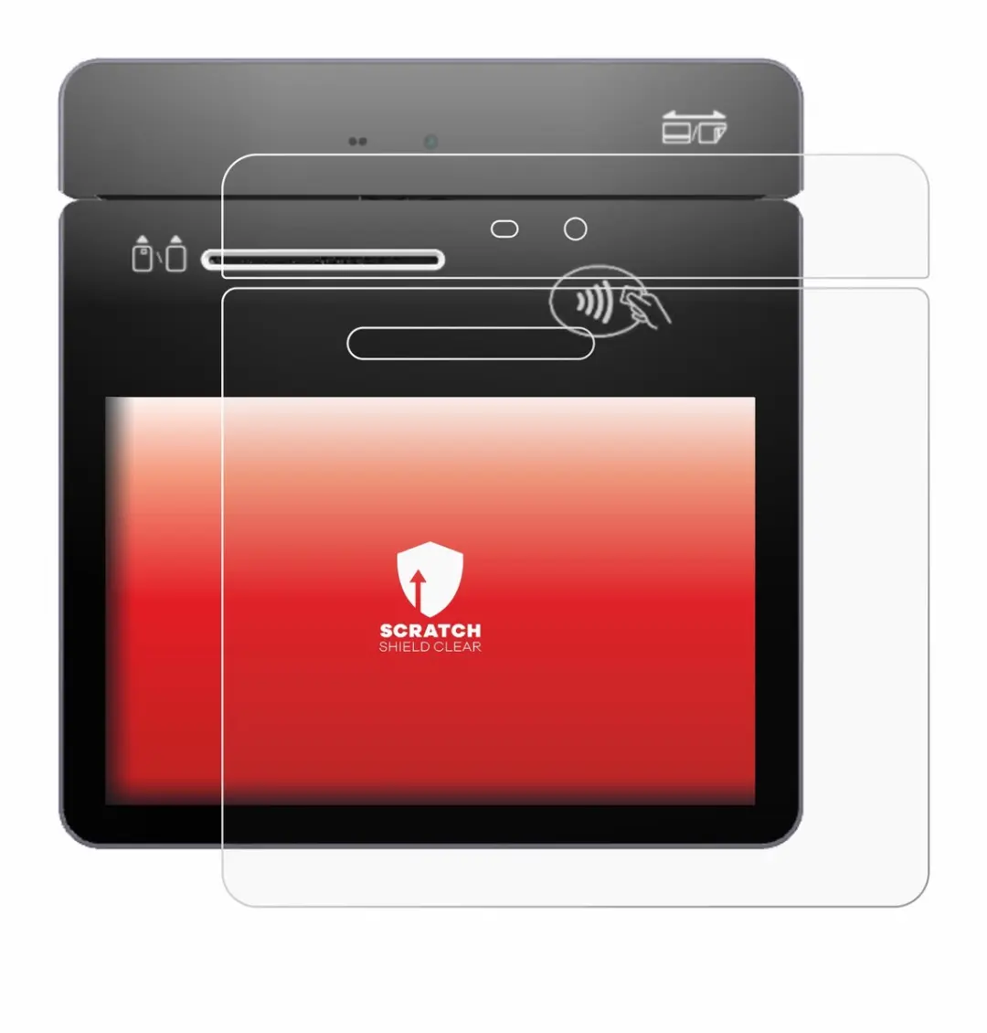 upscreen Screenprotector voor Pax A3700 - Transparant - afbeelding 5 van 6