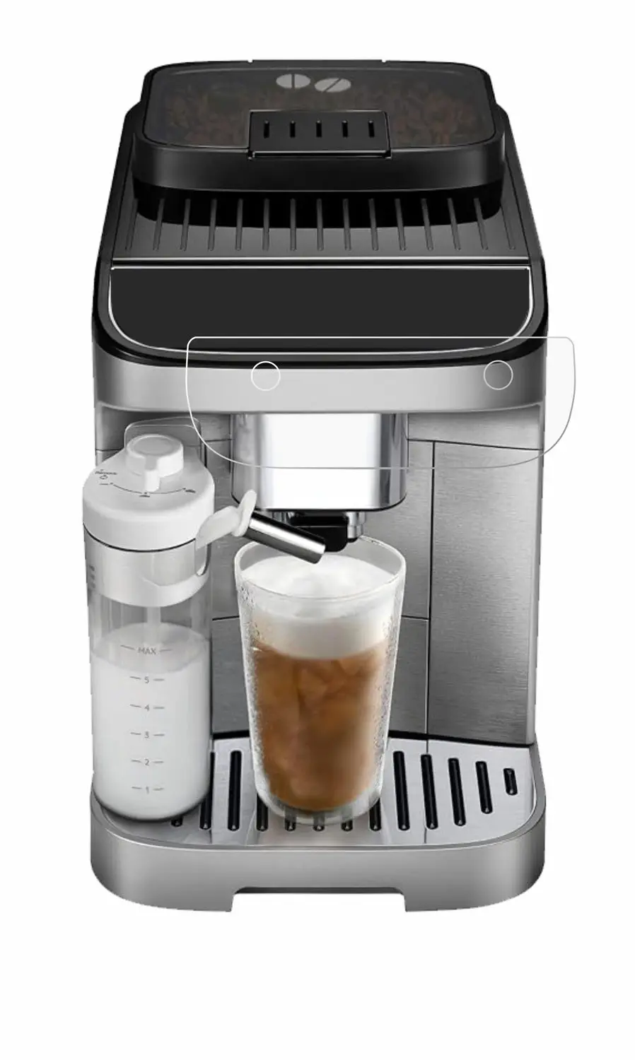upscreen Screenprotector DeLonghi Magnifica Duo 2864830 - Transparant - afbeelding 5 van 6