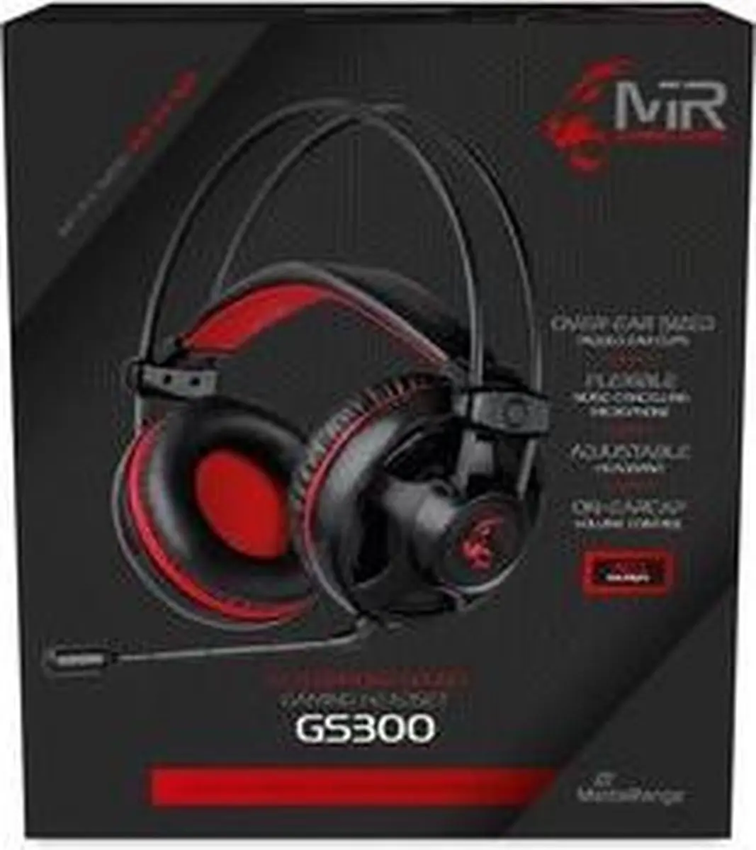 MediaRange MRGS300 hoofdtelefoon/headset Bedraad Hoofdband Gamen USB Type-A Zwar