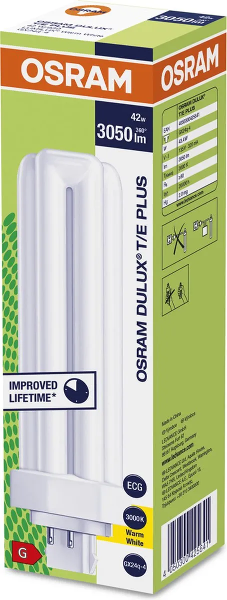 Osram Dulux Plus Spaarlamp 32W - Mat - 4000K