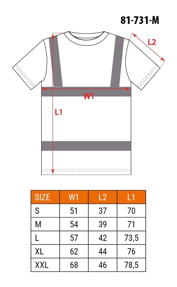 Neo Tools Hi-Vision T-Shirt - Oranje - L - afbeelding 6 van 6