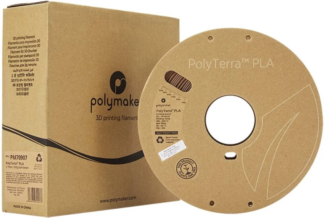 Polymaker PolyTerra Filament PLA 1.75mm 1000g - Aarde