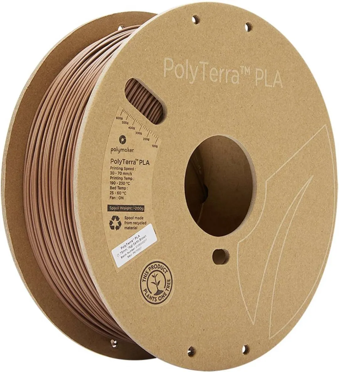 Polymaker PolyTerra Filament PLA 1.75mm 1000g