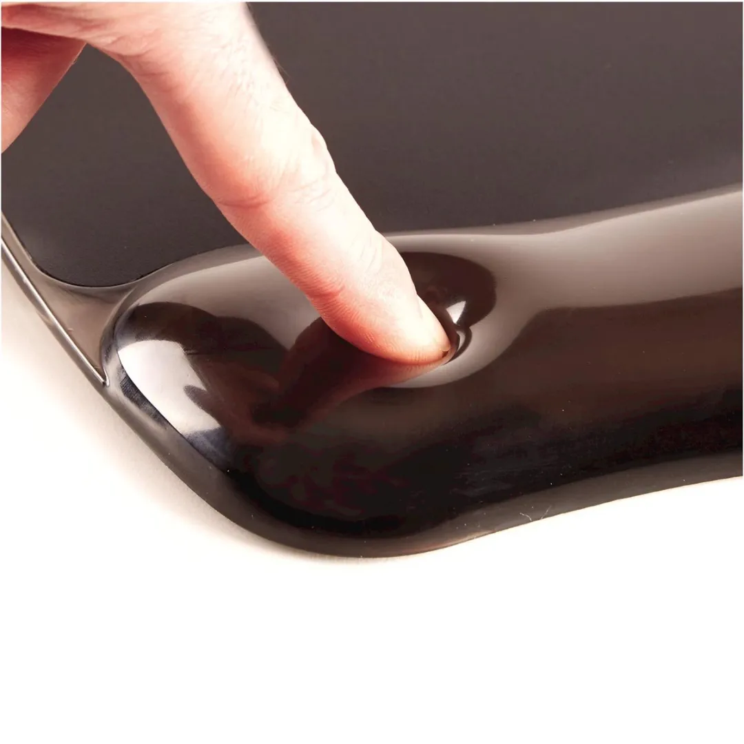 Fellowes Polssteun Crystals Gel - Zwart
