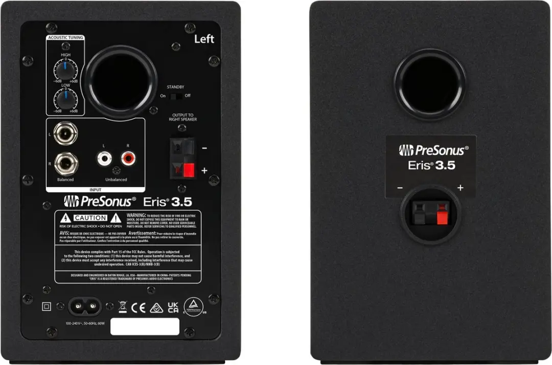 PreSonus Eris 3.5 2nd Gen Actieve Studiomonitor - 50W - afbeelding 6 van 6