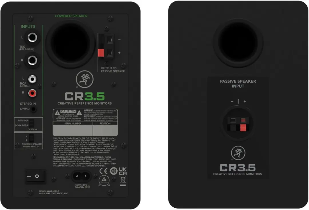 Mackie CR3.5 REC0016818-000 Actieve Studiomonitoren