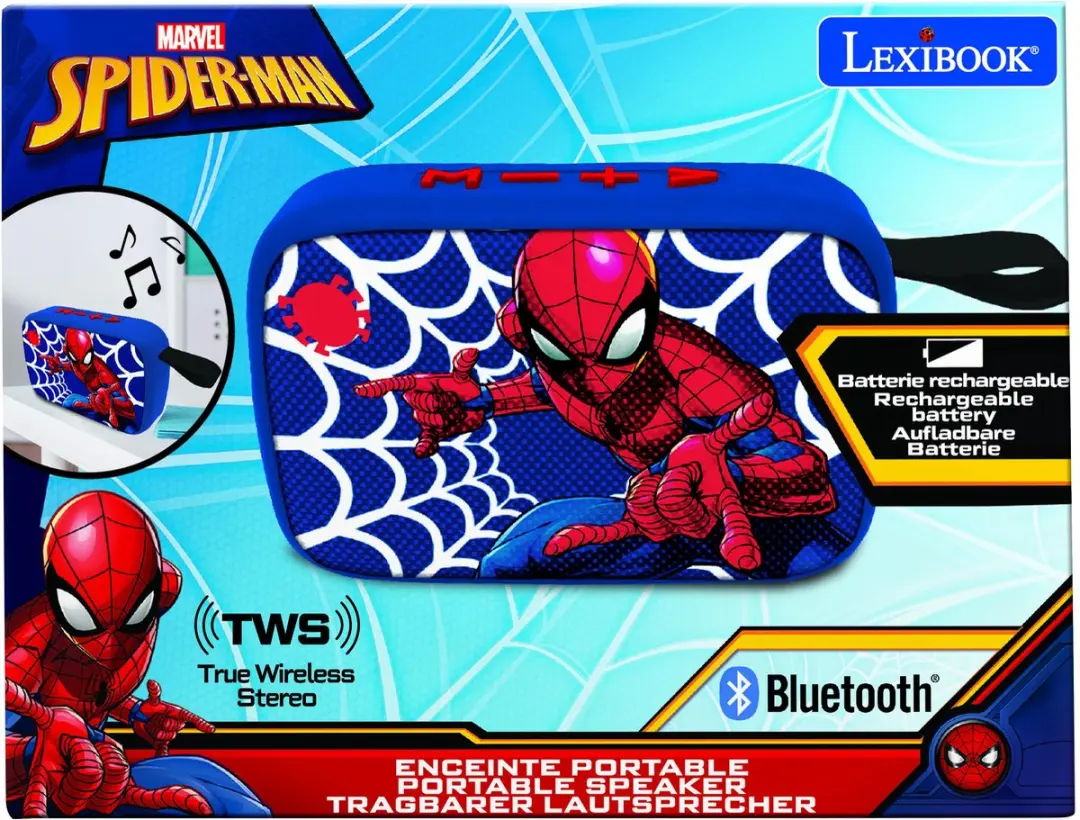 Lexibook Spider-Man BT018SP Bluetooth Luidspreker - afbeelding 6 van 6