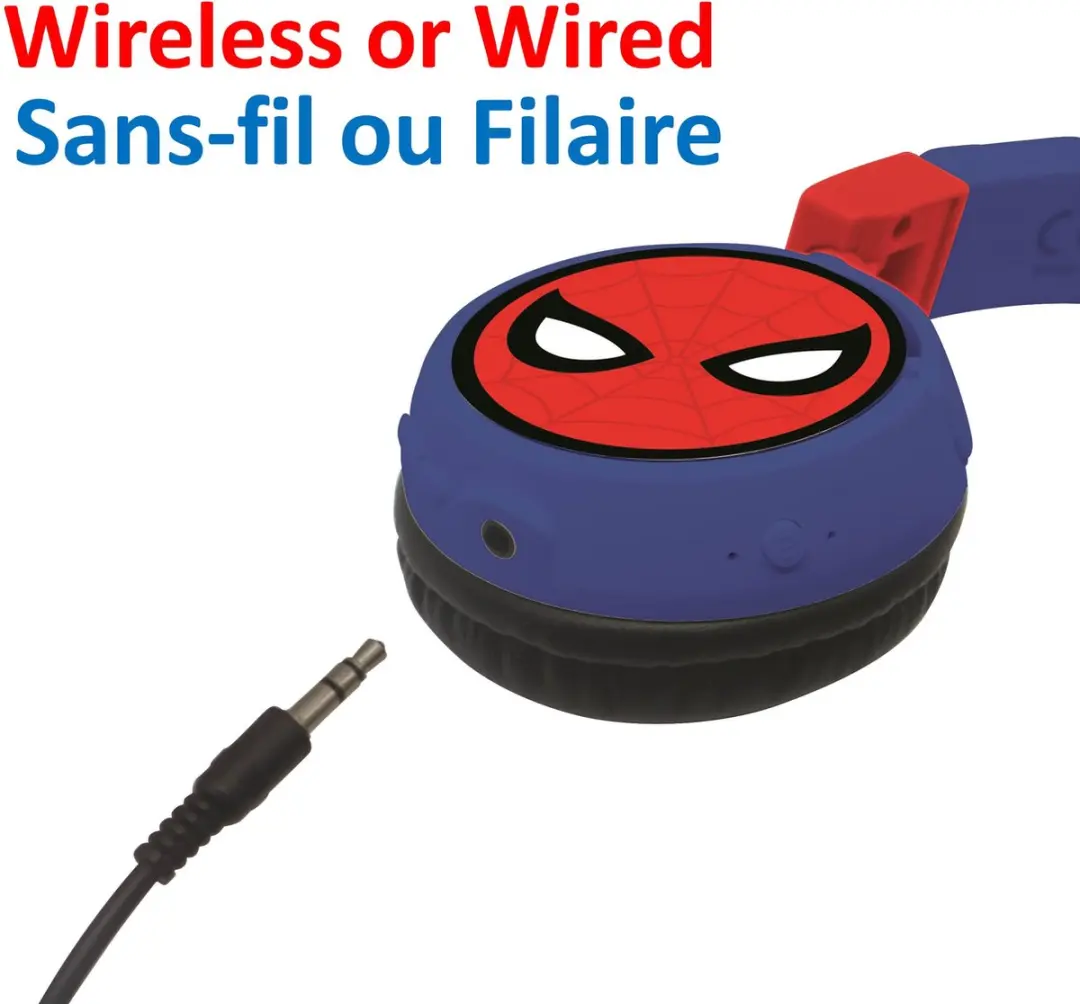 Lexibook Spiderman HPBT010SP Koptelefoon - Blauw - afbeelding 2 van 6