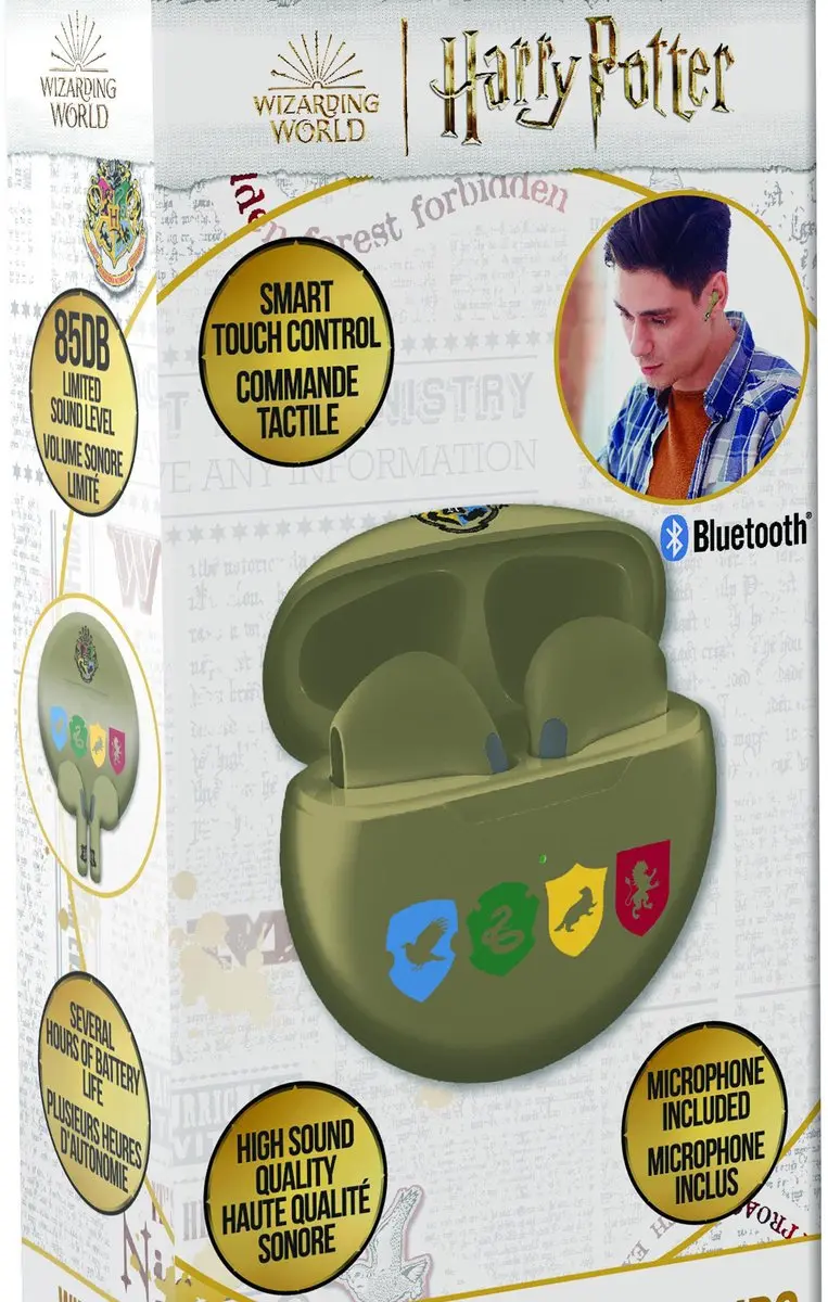 Lexibook Harry Potter HPBT05HP Bluetooth Oordopjes - Goud - afbeelding 6 van 6