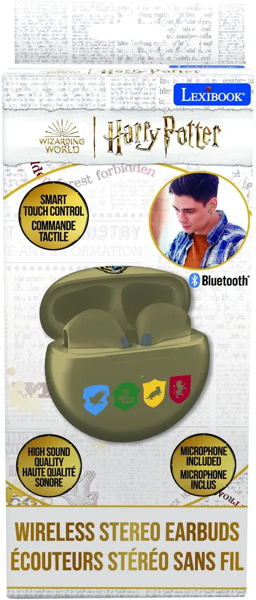 Lexibook Harry Potter HPBT05HP Bluetooth Oordopjes - Goud - afbeelding 5 van 6