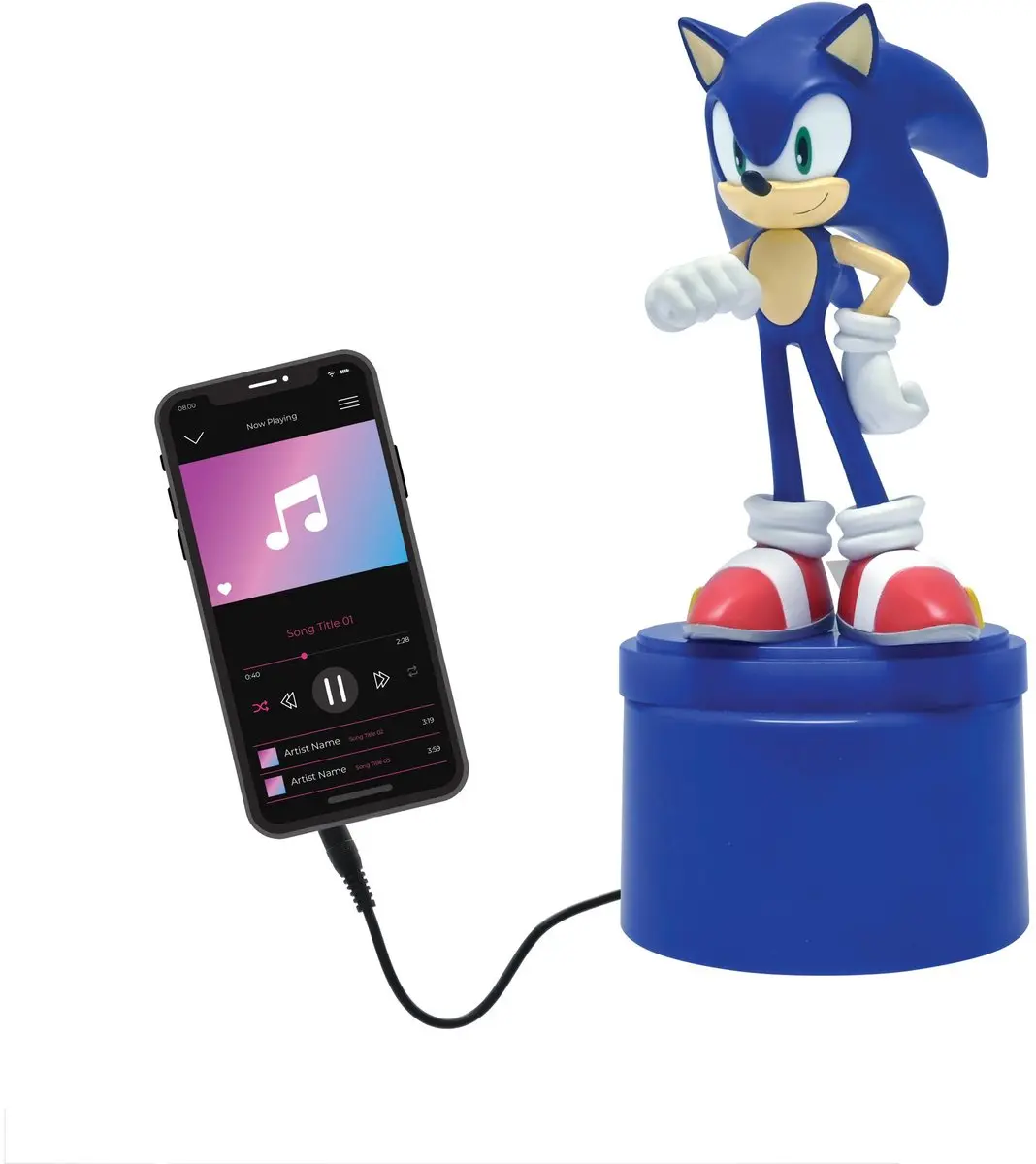 Lexibook Sonic Nachtlampje met Speaker NS01SN - afbeelding 5 van 6