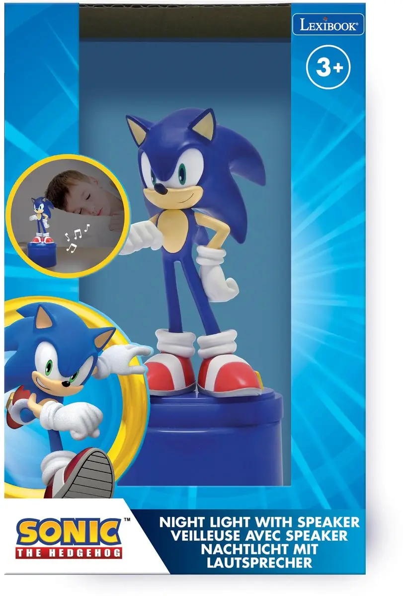 Lexibook Sonic Nachtlampje met Speaker NS01SN - afbeelding 2 van 6