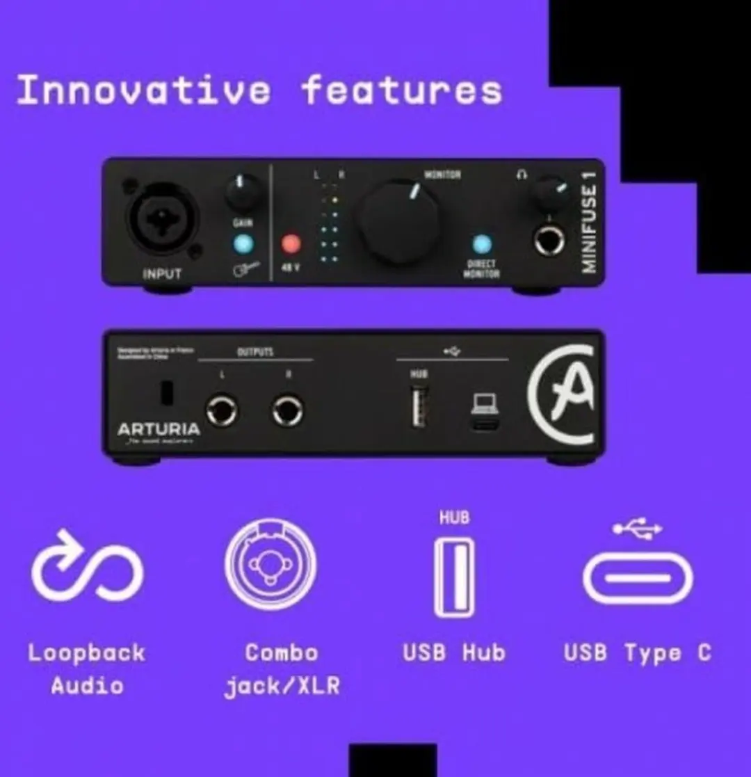 Arturia MiniFuse 4 ARMINIFUSE4WH Audio Interface - Wit - afbeelding 2 van 6