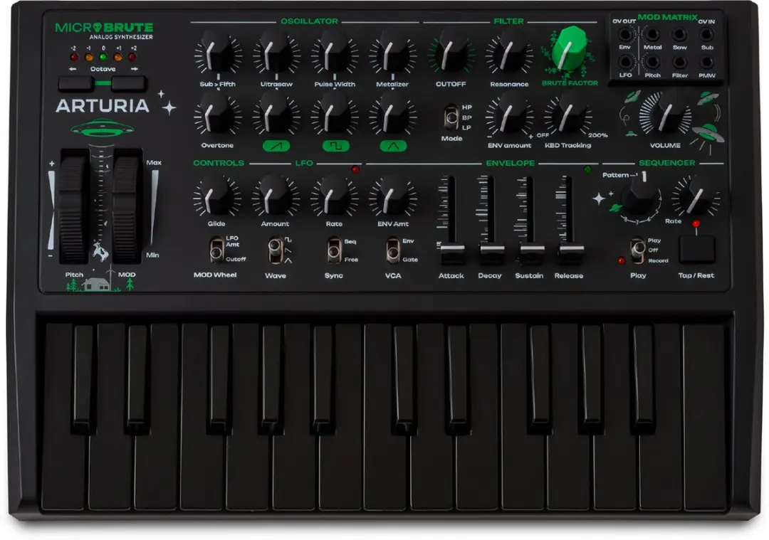 Arturia MicroBrute UFO Analoge Synthesizer