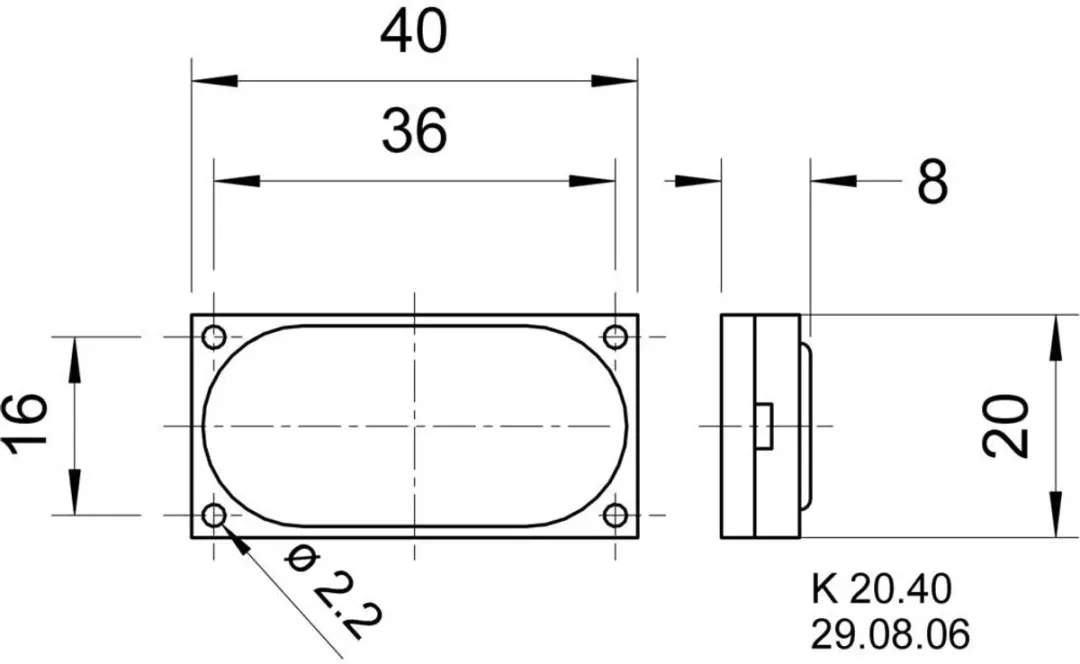 Visaton K 20.40 (2941) Mini-luidspreker - 8 Ohm - 1W - afbeelding 3 van 6