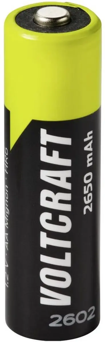 Voltcraft Oplaadbare AA batterij NiMH 2650mAh 1.2V - 4 stuk - afbeelding 3 van 4