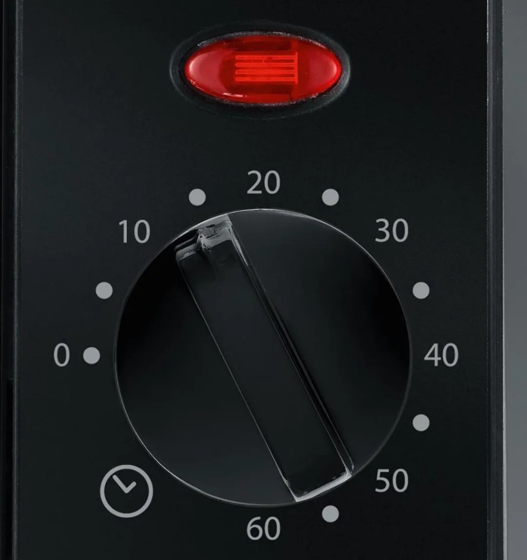 Severin TO 2052 Mini Oven - 800W - 9L - Zwart/Zilver
