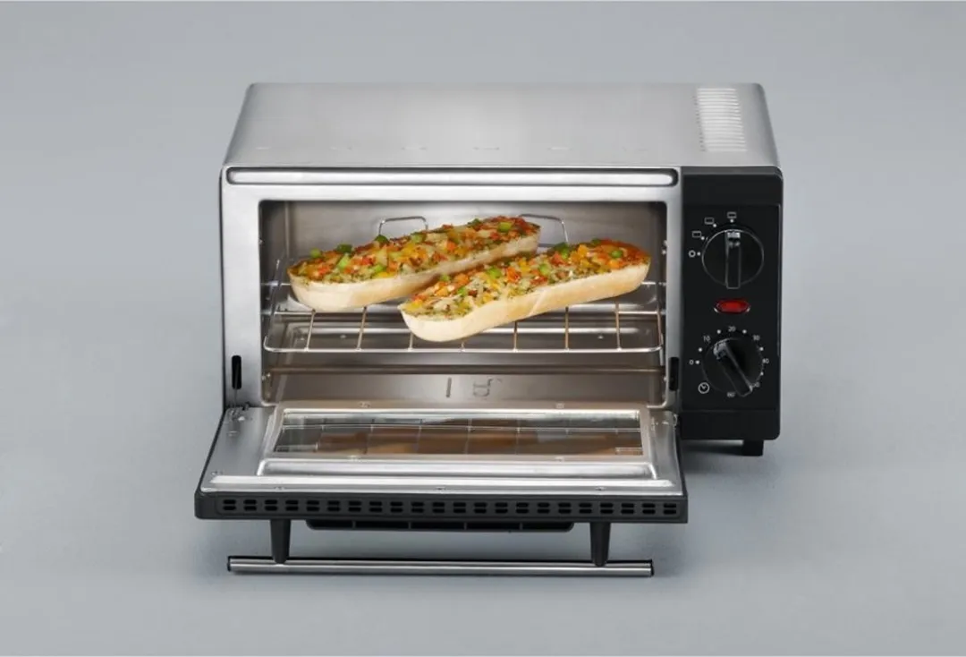 Severin TO 2052 Mini Oven - 800W - 9L - Zwart/Zilver