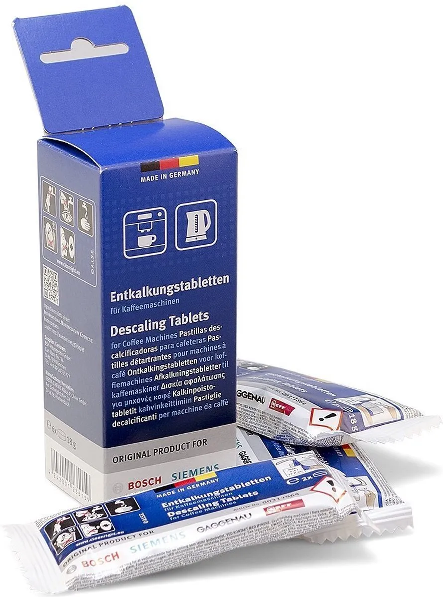 Gaggenau Ontkalkingstabletten 00312453 / 311556 / TCZ6002 / TZ60002 / 312453