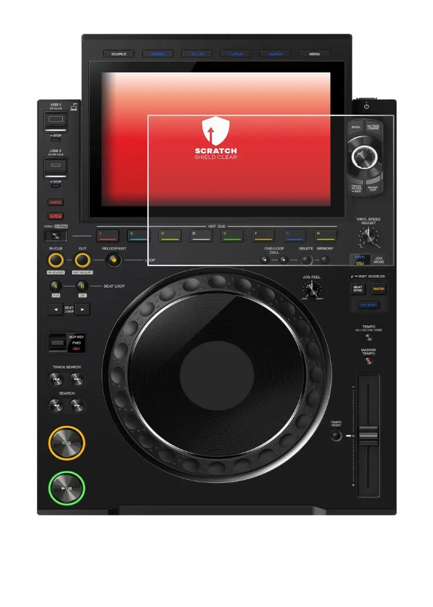upscreen Screenprotector Pioneer CDJ 3000X - Transparant - afbeelding 5 van 6