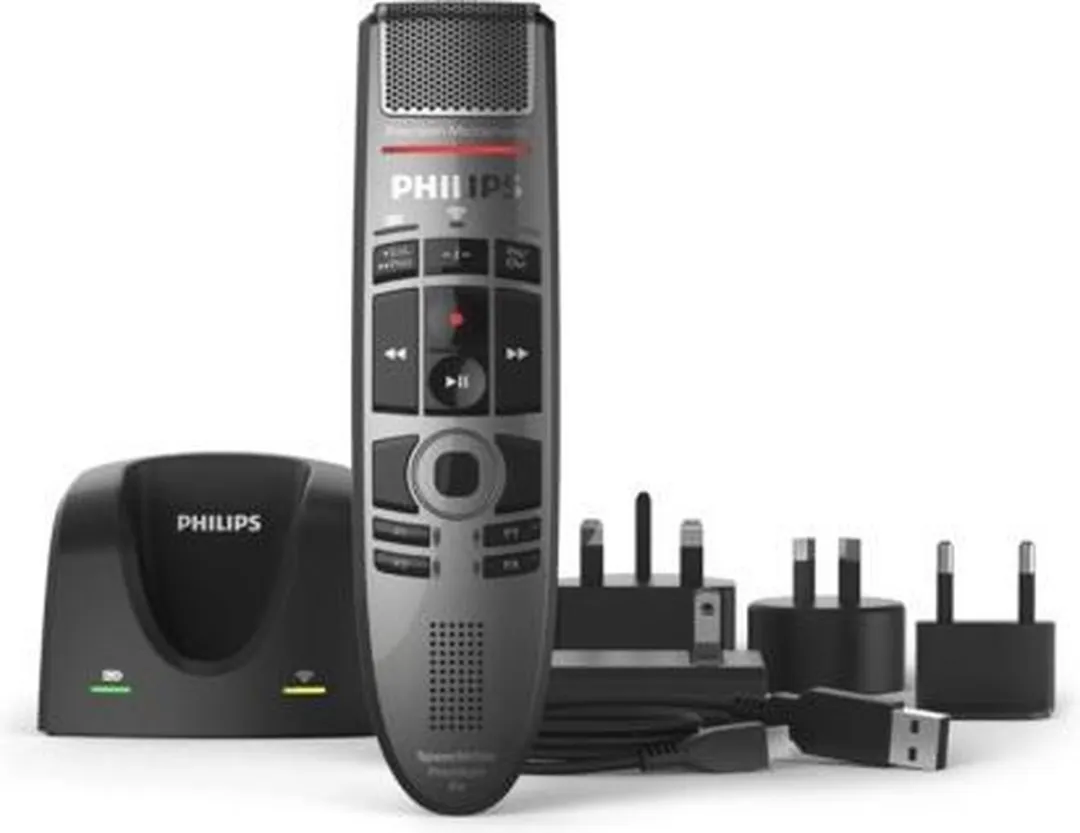 Philips SpeechMike SPM4000 Draadloze Dicteermicrofoon - Antraciet