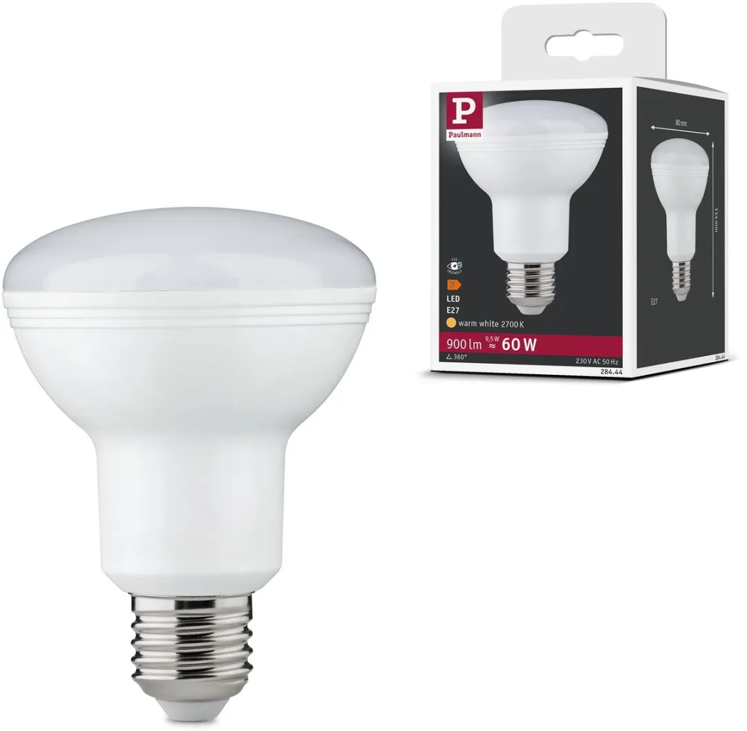 Paulmann LED Reflector R80 900lm 9,5W 2700K