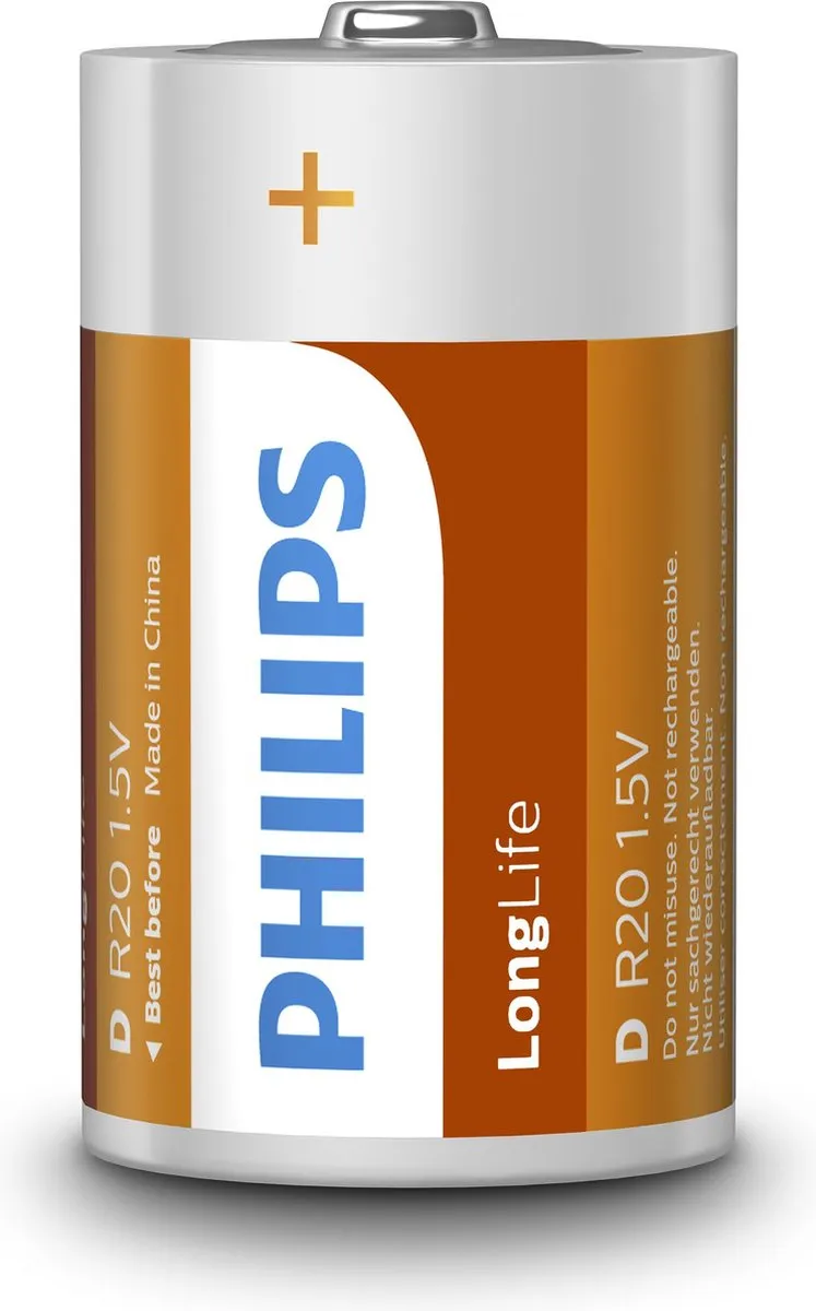 Philips R20L2B D Batterijen