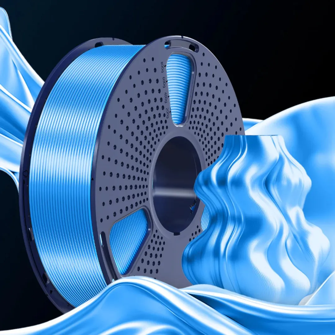 Sunlu PLA+ Silk 1.75mm Blauw