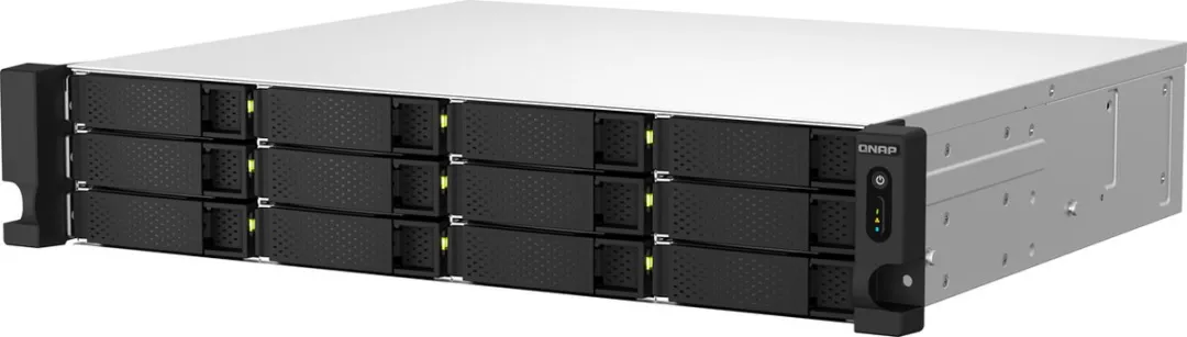 QNAP TS-1264U-RP NAS - 2U Rack - 8GB - Zwart
