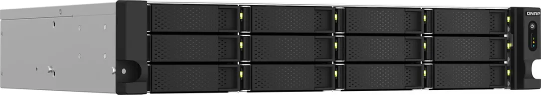 QNAP TS-1264U-RP NAS - 2U Rack - 8GB - Zwart